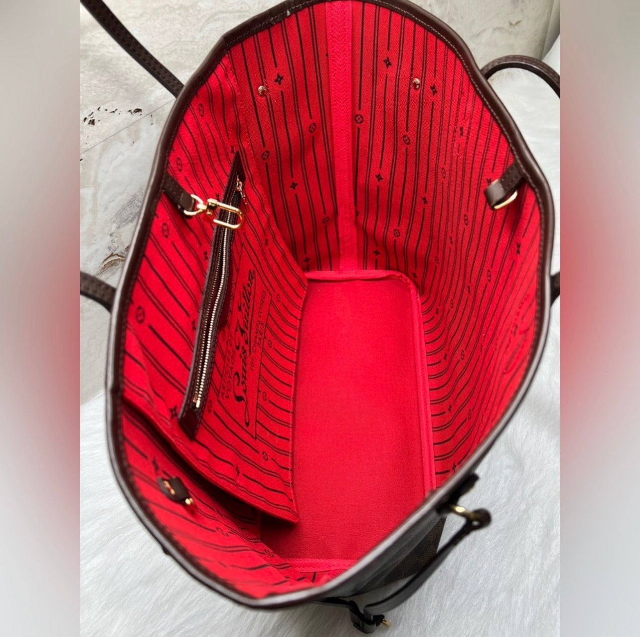 Louis Vuitton Damier Ebene Neverfull MM