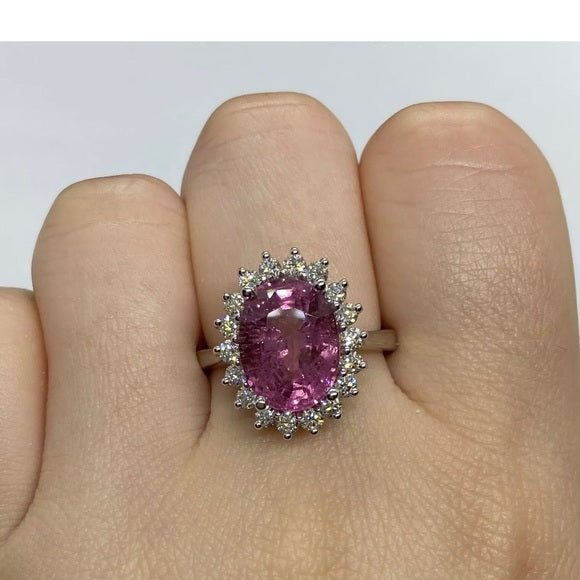 GIA Certified Pink Spinel Ring image 2