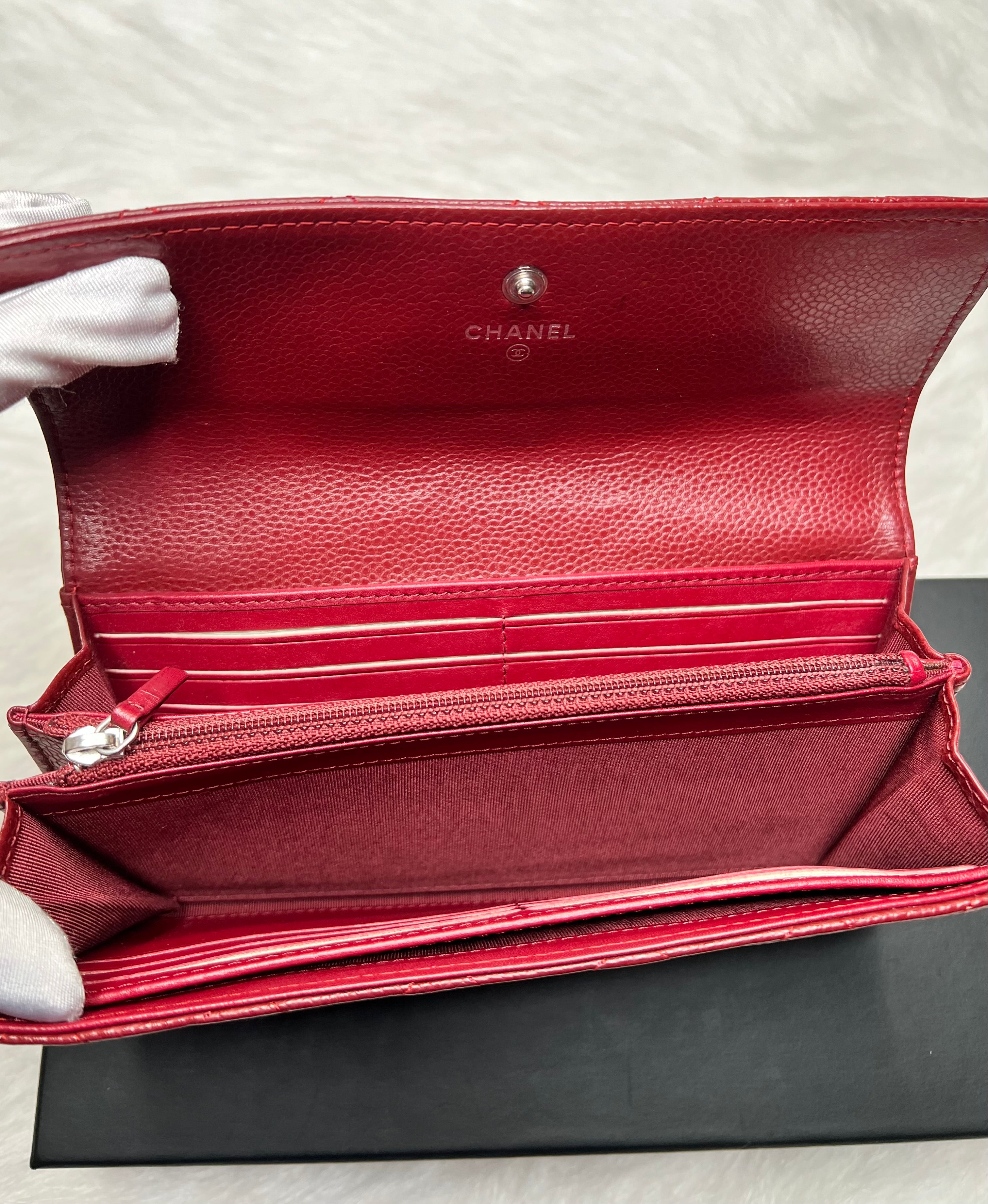 Chanel Caviar Long Wallet