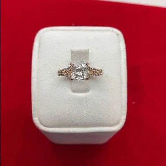 C.G.L certified 1.5 CTTW Natural Diamond Ring image 6