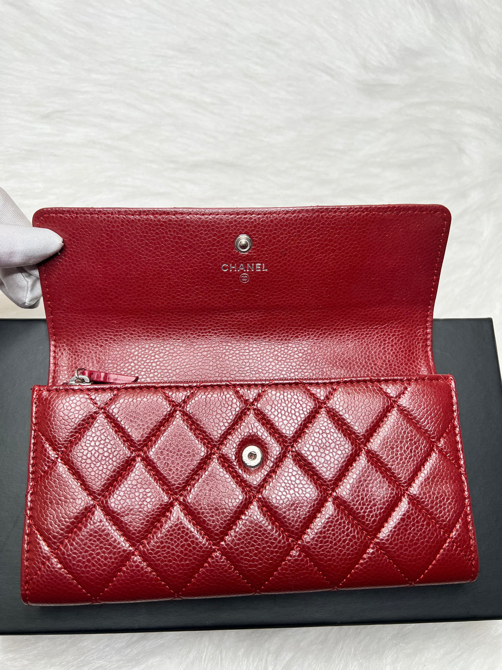Chanel Caviar Long Wallet