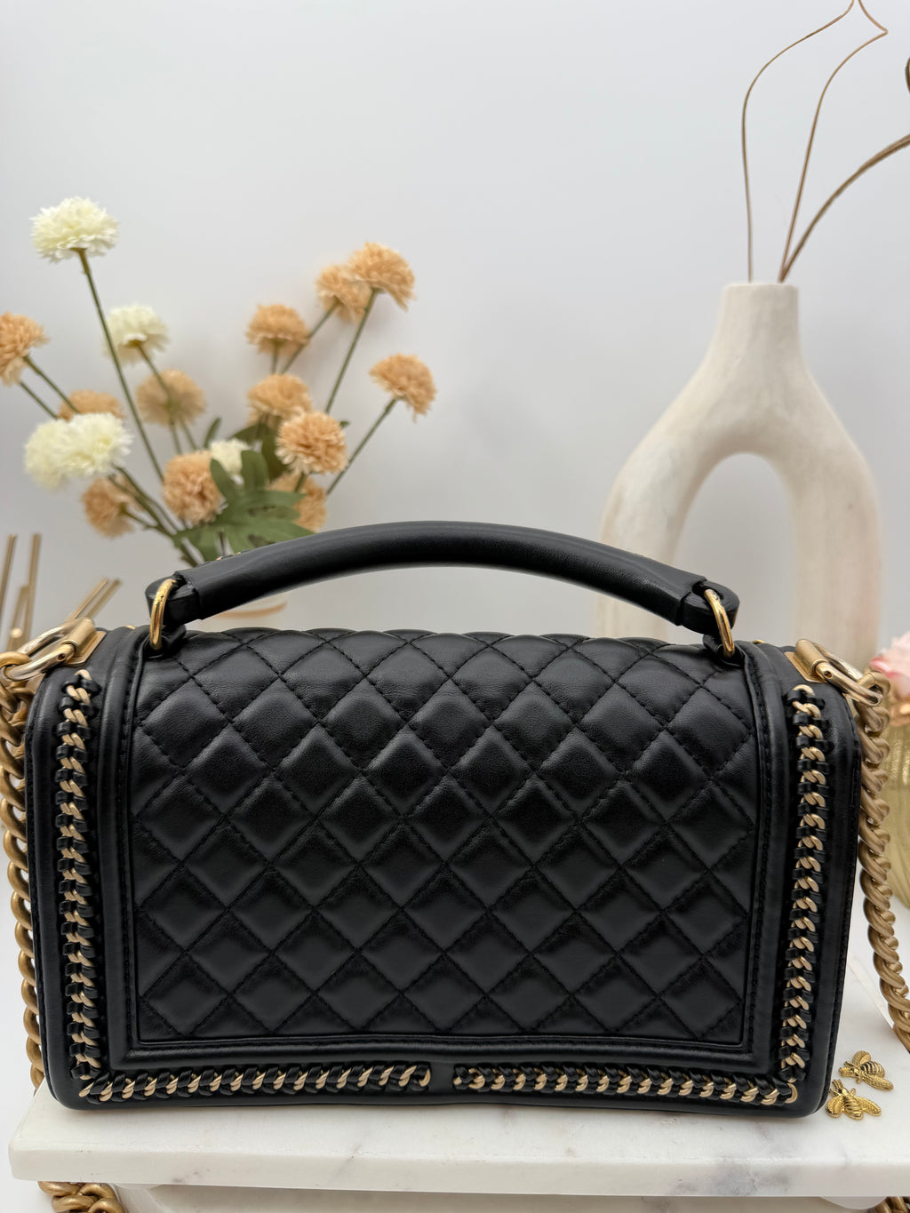 Chanel Boy Bag Top Handle