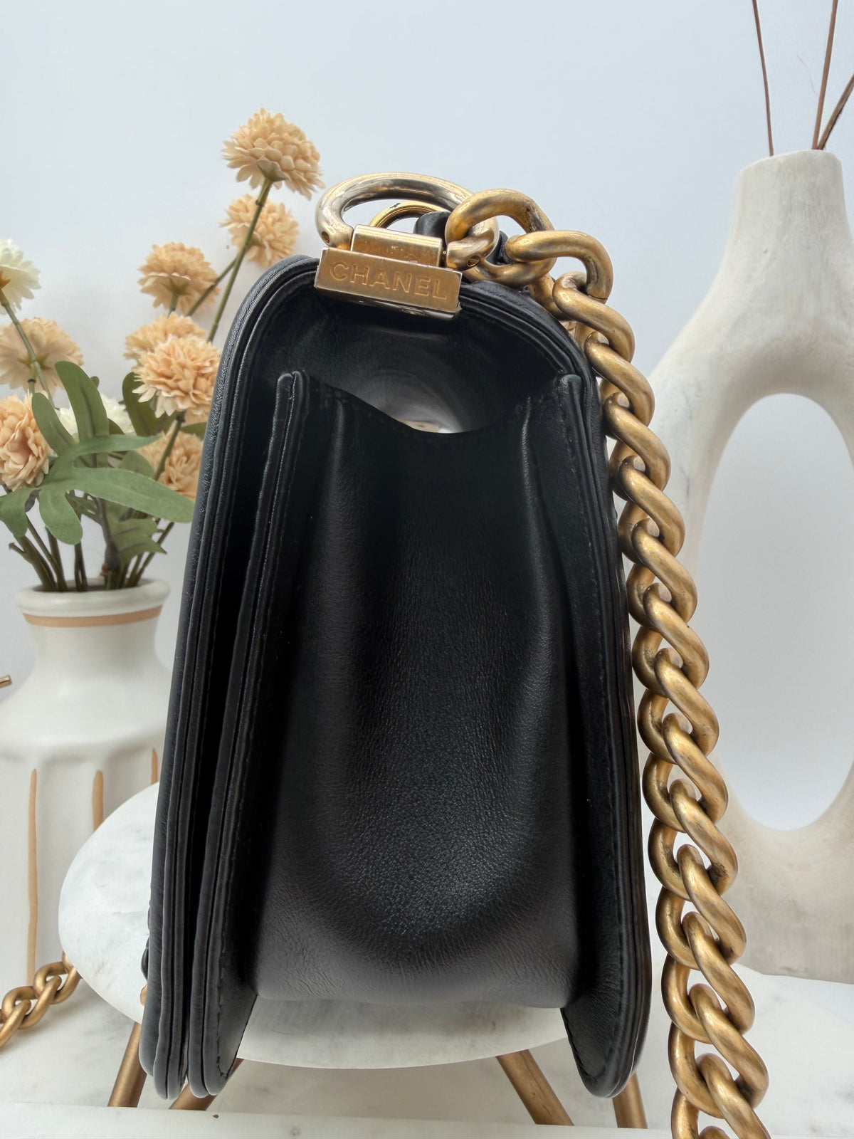 Chanel Boy Bag Top Handle