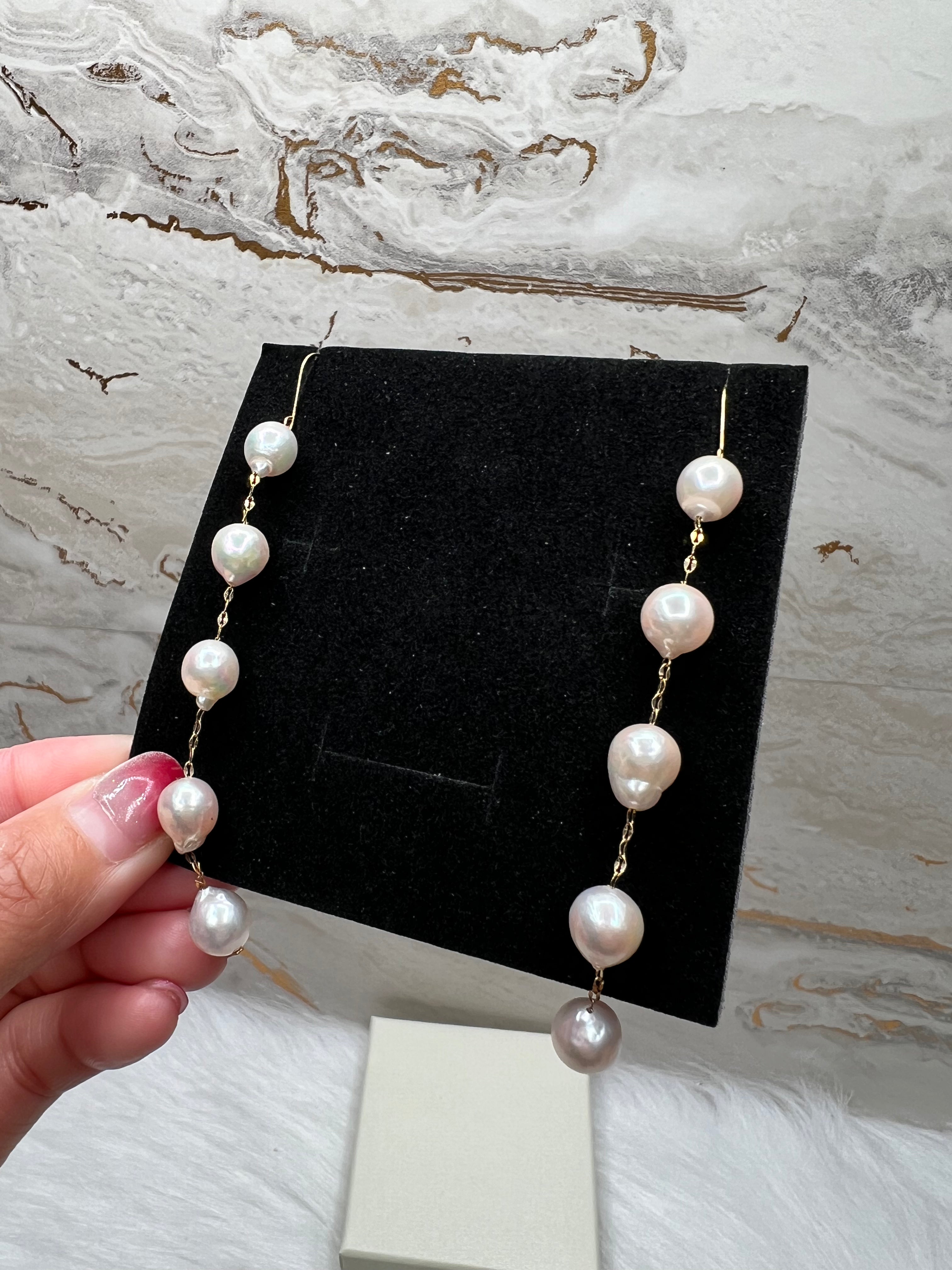 Akoya Pearls in K18 YG