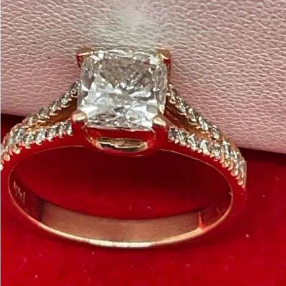 C.G.L certified 1.5 CTTW Natural Diamond Ring image 3